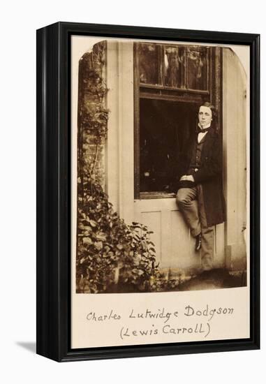 Lewis Carroll (Charles Lutwidge Dodgson 1832-1898), Self Portrait, circa 1863-Lewis Carroll-Framed Premier Image Canvas