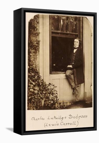 Lewis Carroll (Charles Lutwidge Dodgson 1832-1898), Self Portrait, circa 1863-Lewis Carroll-Framed Premier Image Canvas