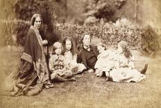 Irene Macdonald, Flo Rankin and Mary Macdonald at Elm Lodge, Hampstead, July 1863-Lewis Carroll-Giclee Print