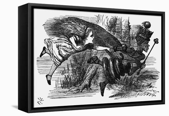 Lewis Carroll --John Tenniel-Framed Premier Image Canvas