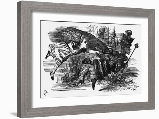 Lewis Carroll --John Tenniel-Framed Giclee Print