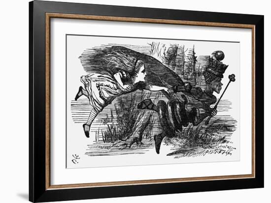 Lewis Carroll --John Tenniel-Framed Giclee Print