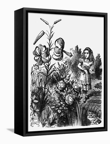 Lewis Carroll --John Tenniel-Framed Premier Image Canvas