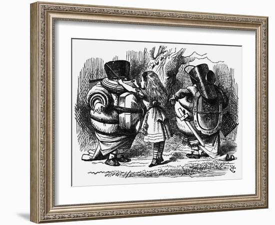 Lewis Carroll --John Tenniel-Framed Giclee Print