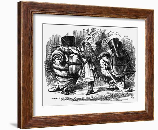 Lewis Carroll --John Tenniel-Framed Giclee Print