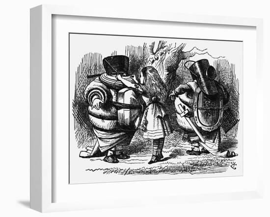 Lewis Carroll --John Tenniel-Framed Giclee Print