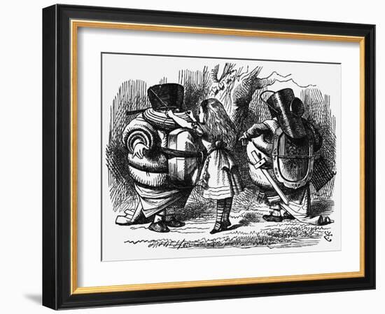 Lewis Carroll --John Tenniel-Framed Giclee Print