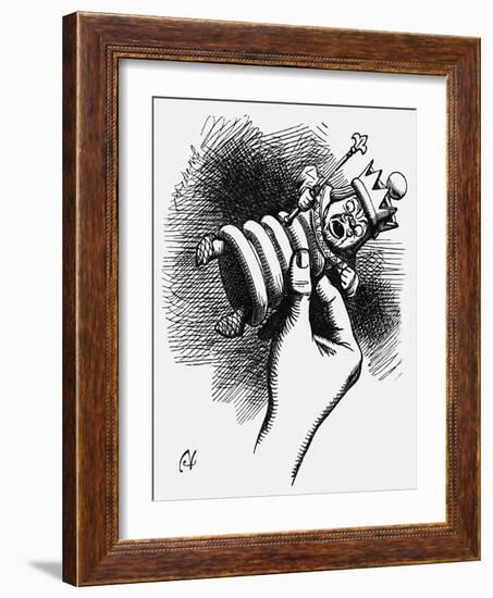 Lewis Carroll --John Tenniel-Framed Giclee Print