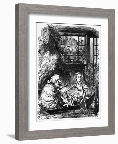 Lewis Carroll --John Tenniel-Framed Giclee Print