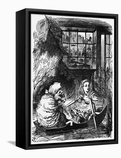 Lewis Carroll --John Tenniel-Framed Premier Image Canvas