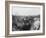 Lewis Gunner on the Firing Step of a Trench, 1916-18-English Photographer-Framed Photographic Print