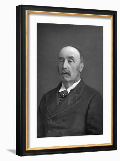 Lewis Morris, British Poet, 1890-W&d Downey-Framed Photographic Print