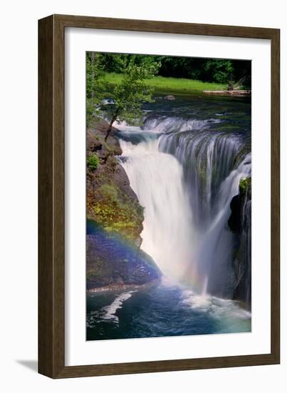 Lewis River Falls-Douglas Taylor-Framed Photo