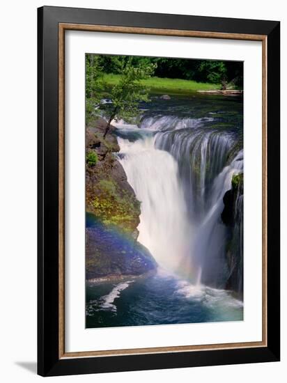 Lewis River Falls-Douglas Taylor-Framed Photo