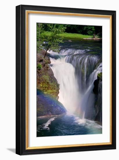 Lewis River Falls-Douglas Taylor-Framed Photo