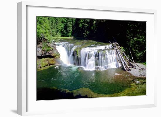 Lewis River Lower Falls-Douglas Taylor-Framed Photo