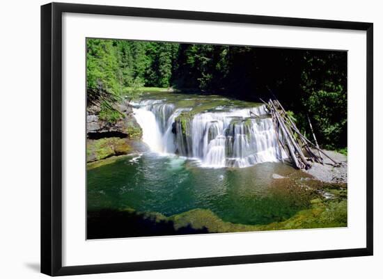 Lewis River Lower Falls-Douglas Taylor-Framed Photo