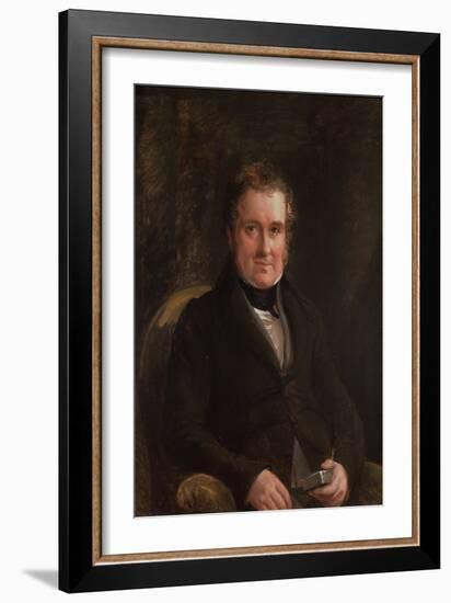 Lewis Weston Dillwyn, 1834-37 (Oil on Canvas)-George Hayter-Framed Giclee Print