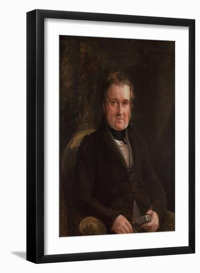 Lewis Weston Dillwyn, 1834-37 (Oil on Canvas)-George Hayter-Framed Giclee Print