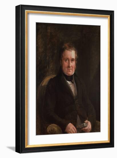 Lewis Weston Dillwyn, 1834-37 (Oil on Canvas)-George Hayter-Framed Giclee Print