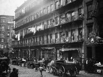 Newsies-Lewis Wickes Hine-Framed Stretched Canvas