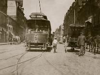 Trolleys and Cars-Lewis Wickes Hine-Photo