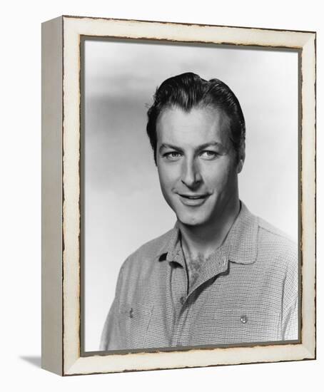 Lex Barker-null-Framed Stretched Canvas