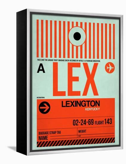 LEX Lexington Luggage Tag I-NaxArt-Framed Stretched Canvas