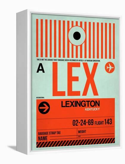 LEX Lexington Luggage Tag I-NaxArt-Framed Stretched Canvas