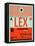 LEX Lexington Luggage Tag I-NaxArt-Framed Stretched Canvas