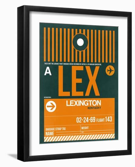 LEX Lexington Luggage Tag II-NaxArt-Framed Art Print