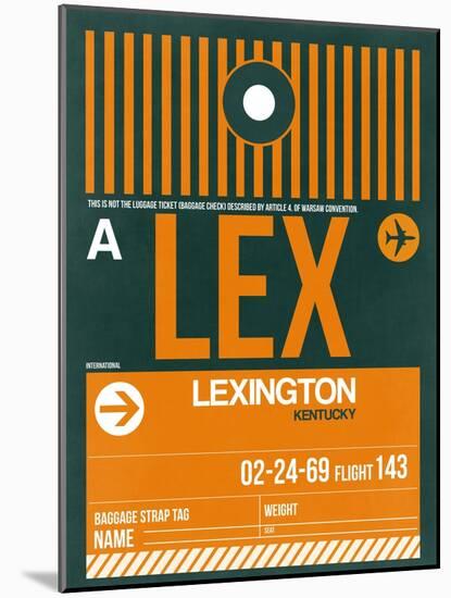 LEX Lexington Luggage Tag II-NaxArt-Mounted Art Print