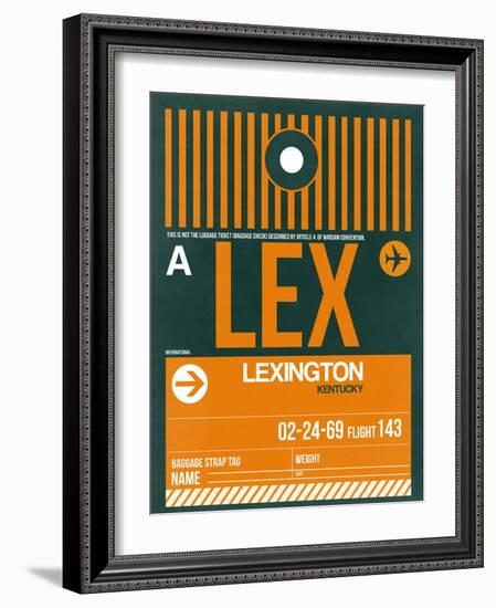 LEX Lexington Luggage Tag II-NaxArt-Framed Art Print