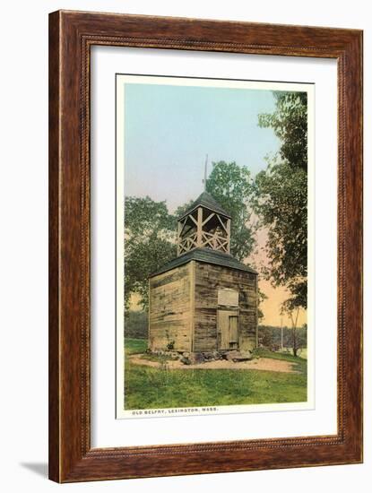 Lexington Battlefield Belfry-null-Framed Art Print