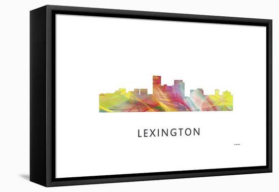 Lexington Kentucky Skyline-Marlene Watson-Framed Premier Image Canvas