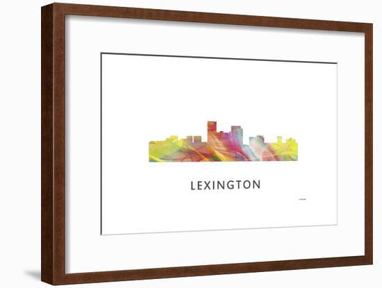 Lexington Kentucky Skyline-Marlene Watson-Framed Giclee Print