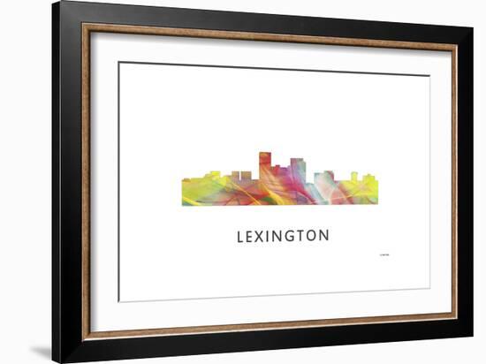 Lexington Kentucky Skyline-Marlene Watson-Framed Giclee Print
