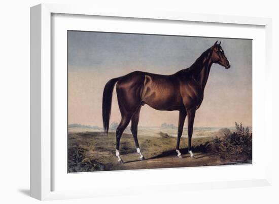 Lexington, The Celebrated Horse-Currier & Ives-Framed Giclee Print