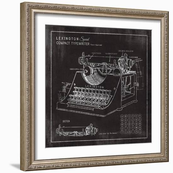 Lexington Typewriter-The Vintage Collection-Framed Giclee Print