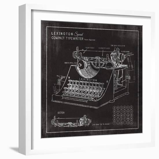 Lexington Typewriter-The Vintage Collection-Framed Giclee Print