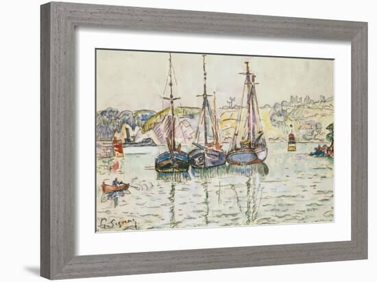 Lezardrieux-Paul Signac-Framed Giclee Print