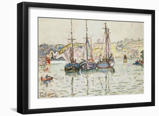 Lezardrieux-Paul Signac-Framed Giclee Print