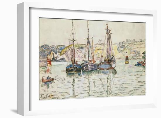 Lezardrieux-Paul Signac-Framed Giclee Print