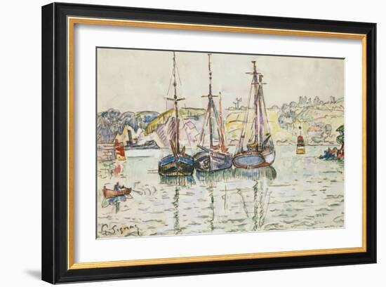 Lezardrieux-Paul Signac-Framed Giclee Print