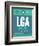 LGA New York Luggage Tag 2-NaxArt-Framed Art Print
