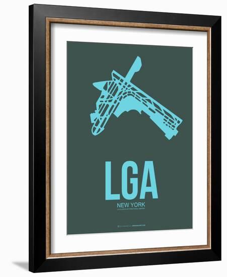 Lga New York Poster 3-NaxArt-Framed Art Print