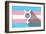 Lgbt Pride Flag Interfaithsign-null-Framed Art Print