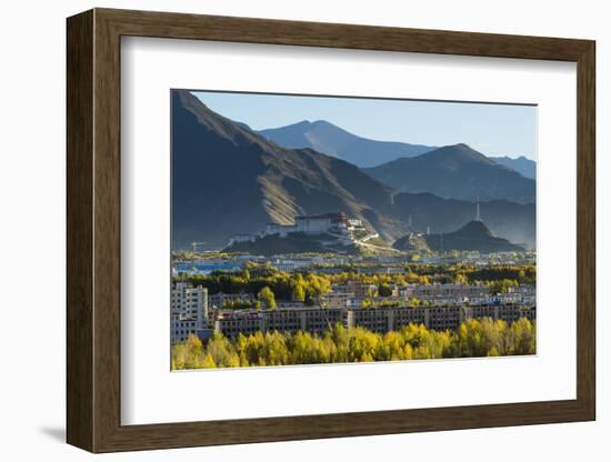 Lhasa with the Potala Palace-Christoph Mohr-Framed Photographic Print