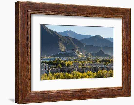 Lhasa with the Potala Palace-Christoph Mohr-Framed Photographic Print