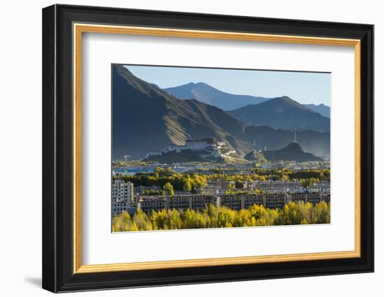 Lhasa with the Potala Palace-Christoph Mohr-Framed Photographic Print